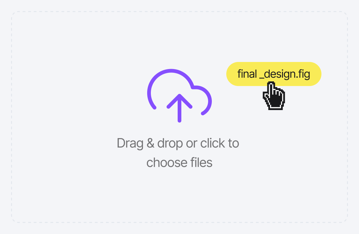 Fast and secure cloud upload feature